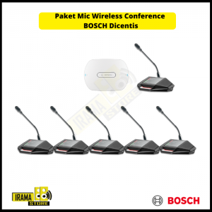 Mic Wireless Conference BOSCH Type Dicentis - 6 Mic